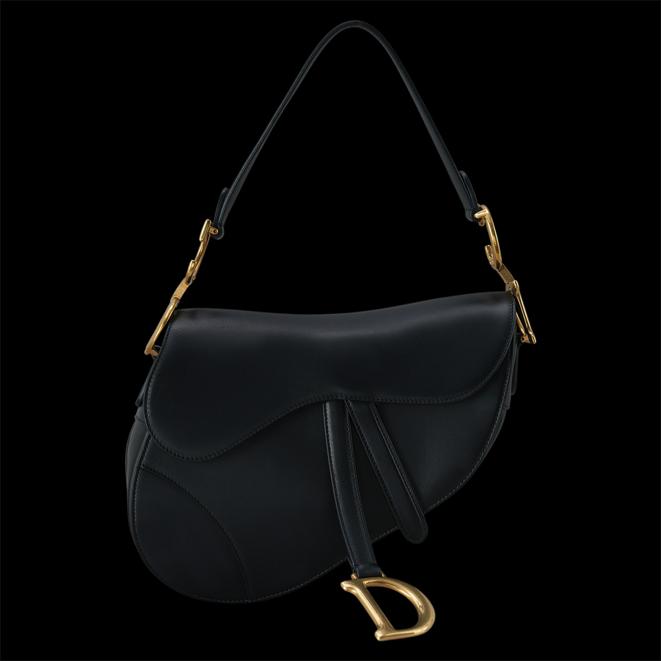 CHRISTIAN DIOR(USED)크리스찬디올 레더 새들백
